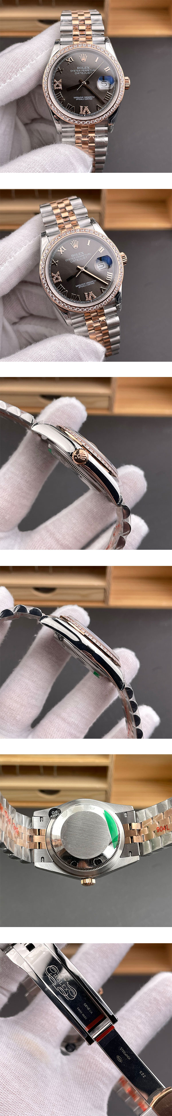 【GS工場出品】ロレックスコピー時計 デイトジャスト 126281RBR 全力で品質保証